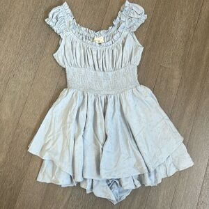 Urban Outfitters blue romper size Small
